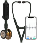 استتوسکوپ لیتمن دیجیتال Littmann CORE مشکی طلایی