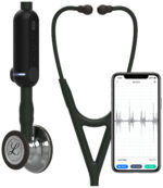 گوشی پزشکی لیتمن دیجیتال Littmann CORE مشکی -آئینه ای کد 8890